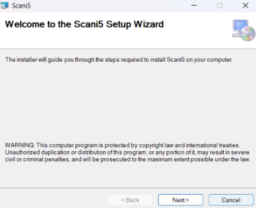Step 1 - Installer wizard