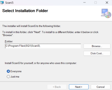 Step 2 - Installation path