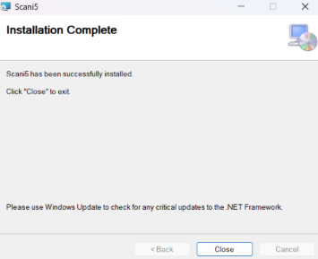 Step 4 - Success screen